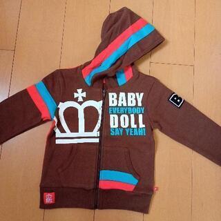 新品アシメパーカー110茶ベビドBABYDOLLベビードール


の画像