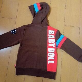 新品アシメパーカー110茶ベビドBABYDOLLベビードール


の画像