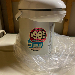 いただきものの電気エアーポット　20年物の新品ですの画像