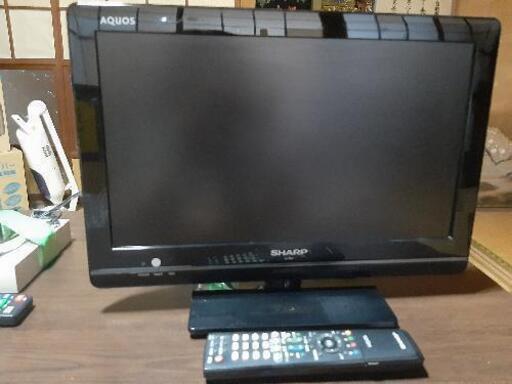 TVと録画機(別売り可、10/5まで、10/6廃棄)