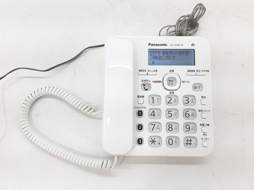 電話機 Panasonic パナソニック VE-GZ30-W ホワイト / AJ-0118-N1