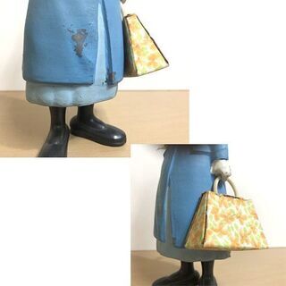 希少？ 1964年 ディズニー ゼンマイ 女の子 女性 人形 フィギュア 水色コート 詳細不明 欠品あり ヴィンテージ ☆ 札幌市 白石区 東札幌 ☆ アウトレットモノハウスの画像