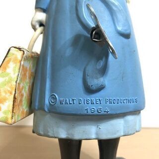 希少？ 1964年 ディズニー ゼンマイ 女の子 女性 人形 フィギュア 水色コート 詳細不明 欠品あり ヴィンテージ ☆ 札幌市 白石区 東札幌 ☆ アウトレットモノハウスの画像