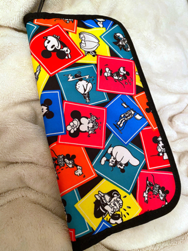 Disney ビンテージコミックコレクション マルチケース 財布 パスポート入れ