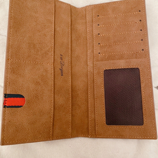新品未使用品 長財布 茶色 ブラウン カフェブラウン 財布 二つ折り