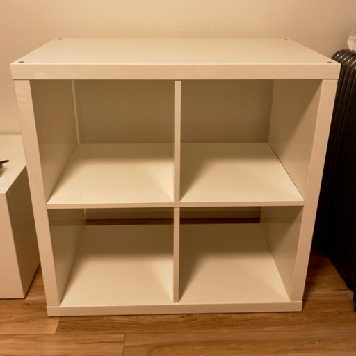 美品！IKEA、本棚 カラーボックス 、白