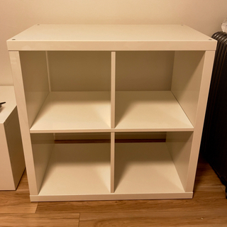 美品！IKEA、本棚 カラーボックス 、白