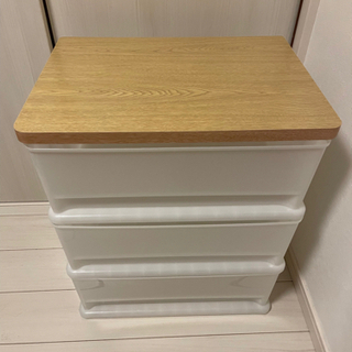 天板付きプラスチックケース 3段 お譲りします