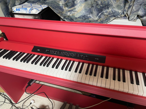電子ピアノ 赤 KORG LP-350