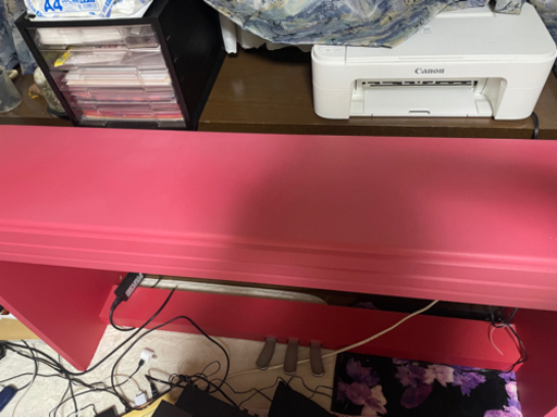 電子ピアノ 赤 KORG LP-350