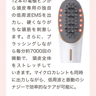 新品‼️ 美顔器 ブラシ / EMS リフトケア / ミーゼ スカルプリフト / ヤーマンの画像