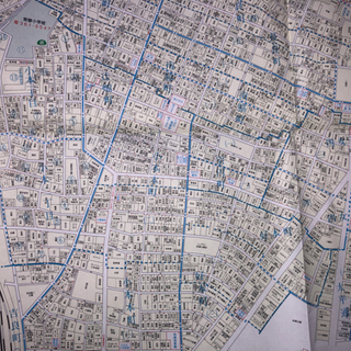 地図名古屋市中川区詳細図（常盤学区区域図）令和3年版の画像