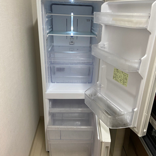 シャープ SHARP SJ-PD27C-W [冷蔵庫 （271L・右開き） 2ドア ホワイト系]の画像