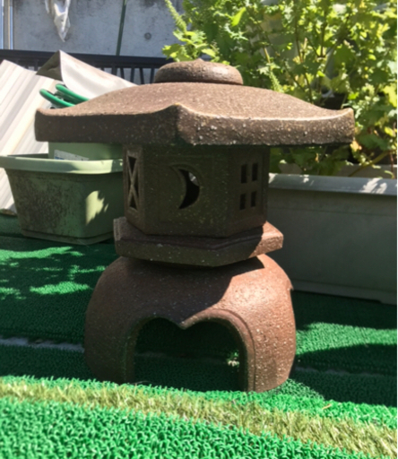 信楽焼の灯籠