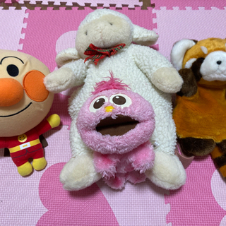 ぬいぐるみ　パペット　アンパンマン　モッピー　風太くん