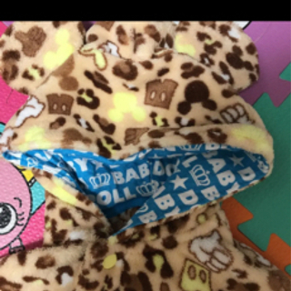 BABYDOLL  ヒョウ柄ミッキーポンチョ  の画像