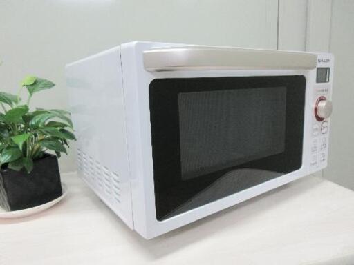 ■対象エリア内送料無料！キャンペーン中です！■2019年製！SHARP/フラット電子レンジ/500W/RE-TF1-W