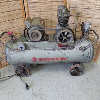 大型 日立製作所 BEBICON 小型空気圧縮機 BP-7S ベ...