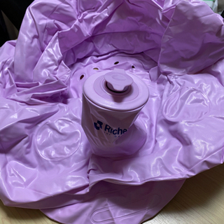 リッチェル ふかふかベビーチェア(パープル)の画像