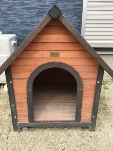 決まりました！中型犬用犬小屋ほぼ未使用！