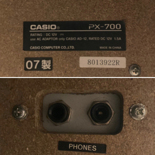 急募❗️電子ピアノ　カシオ　PX-700 中古良品の画像