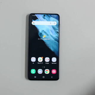 中古美品 SIMフリー Galaxy s21 5G グレー SC...