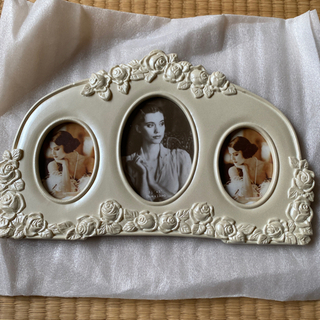 薔薇の写真たて