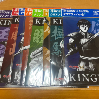 BOSS キングダム　クリアーファイル