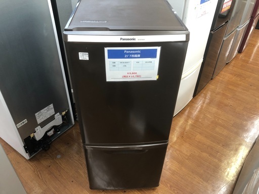 【税抜10,000円以下冷蔵庫のご紹介！】2ドア冷蔵庫 Panasonic NR-B146W-T 2014年製 入荷しました