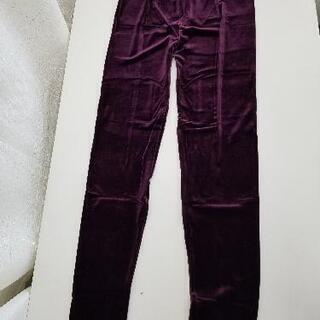 2549 新品パンツ レギンス　スパッツ　パープルの画像