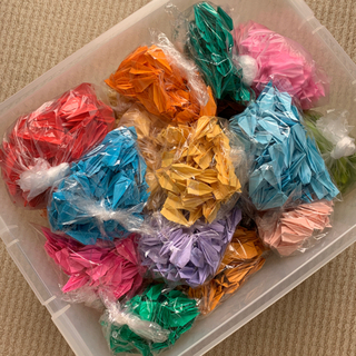 【成約済】折り鶴 千羽鶴用の折り鶴の画像