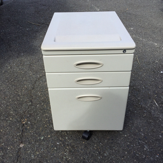 ★特価！★ 業務用 デスク用スチールキャビネット キャスター付き