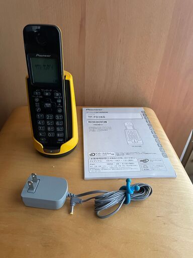 パイオニア・TF-FD15S・コードレス留守番電話機