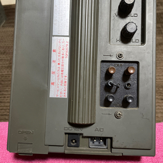 断捨離中　ビンテージ　ポ-タブルTV National ジャンク品扱いの画像