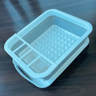 水切りカゴ 軽量 折り畳み シリコン キッチン 食器かご ソフト