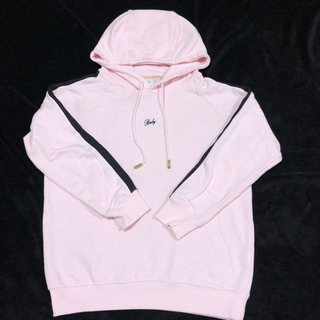 ★rady★サイドラインロゴ刺繍パーカー