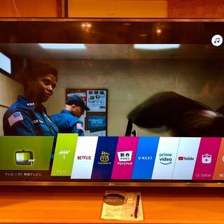 中古　LG 2018年製　49型液晶テレビ　49UJ6100-JB