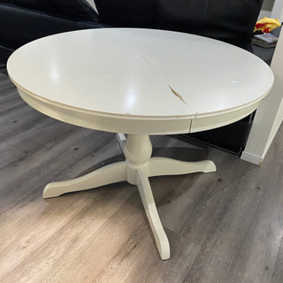 洋家具　ネコ脚　ダイニングテーブル　IKEA イケア
