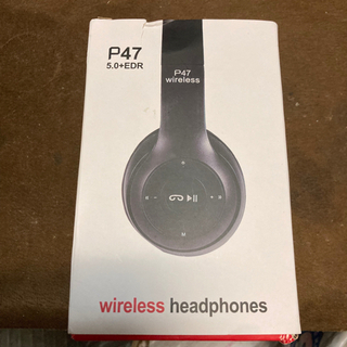 新品未使用！Bluetoothフルワイヤレスヘッドホンの画像