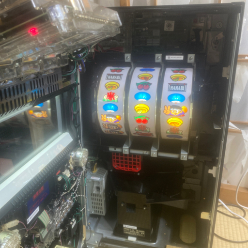実機　スロット　ハナビ　ブラックパネル