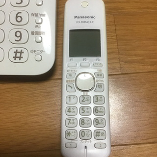 美品Panasonicコードレス電話機の画像