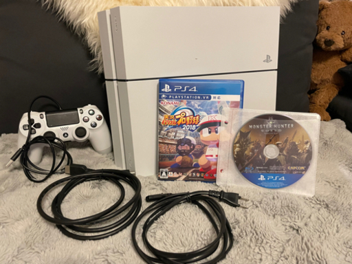 【引取り・現金】PlayStation4+ソフト2本