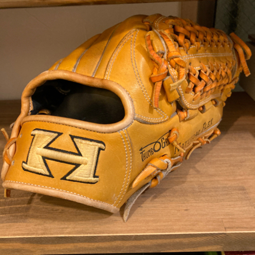 ハイゴールド　軟式　内野手用　グローブ　中古