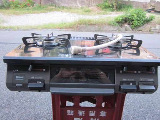 ★リンナイ 　ガステーブル　KGM64BK2R 　右強火　都市ガス用　　 ２０１９年製　　　美品