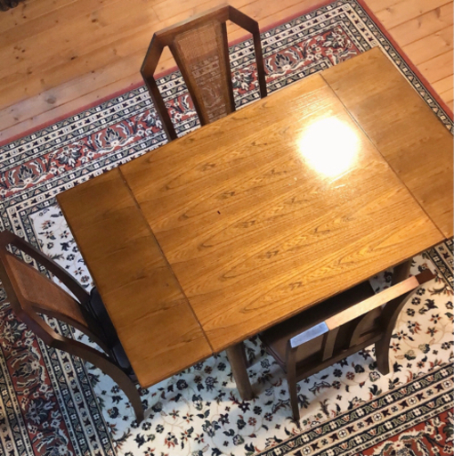 マルニ　ダイニングテーブル&チェア4脚　12/31〜1/2、1/9引渡し