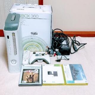xbox360本体ワイヤレス LAN アダプター付き　ソフト３本セット