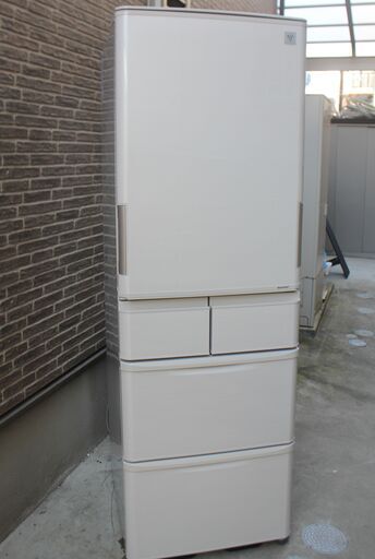 SHARP シャープ SJ-PW42Y-C [冷蔵庫 424L 5ドア どっちもドア サクラベージュ]