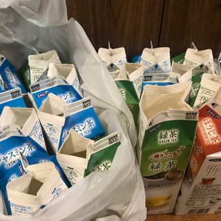 空の牛乳パックをお譲りします