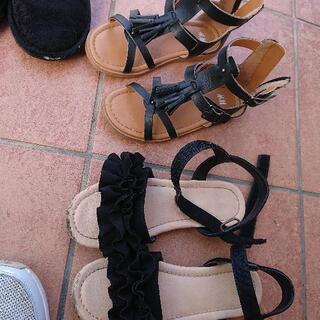 【交渉成立】差し上げます  子供の靴  20センチ～22センチの画像