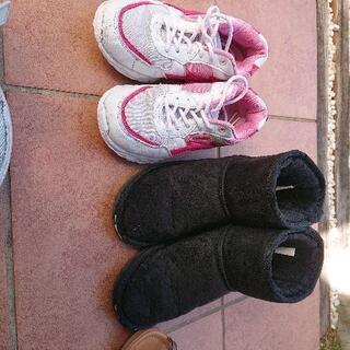 【交渉成立】差し上げます  子供の靴  20センチ～22センチの画像